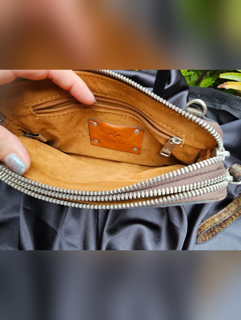 Patricia Nash Melissana Tooled Turquoise Clutch Pouch - Picture 4 of 4